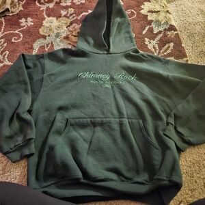 Chimney Rock Green Hoodie WOMENS SIZE L